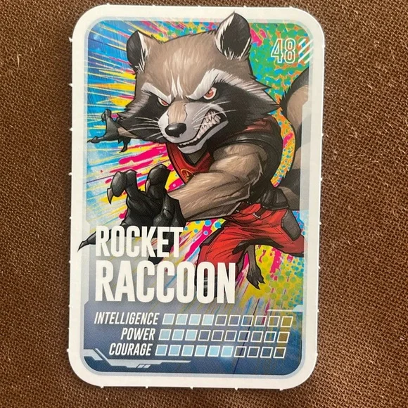 Marvel Collectible Card #48 - ROCKET RACCOON - Picture 1 of 3